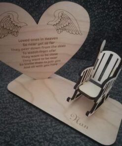 Rocking chair plaque